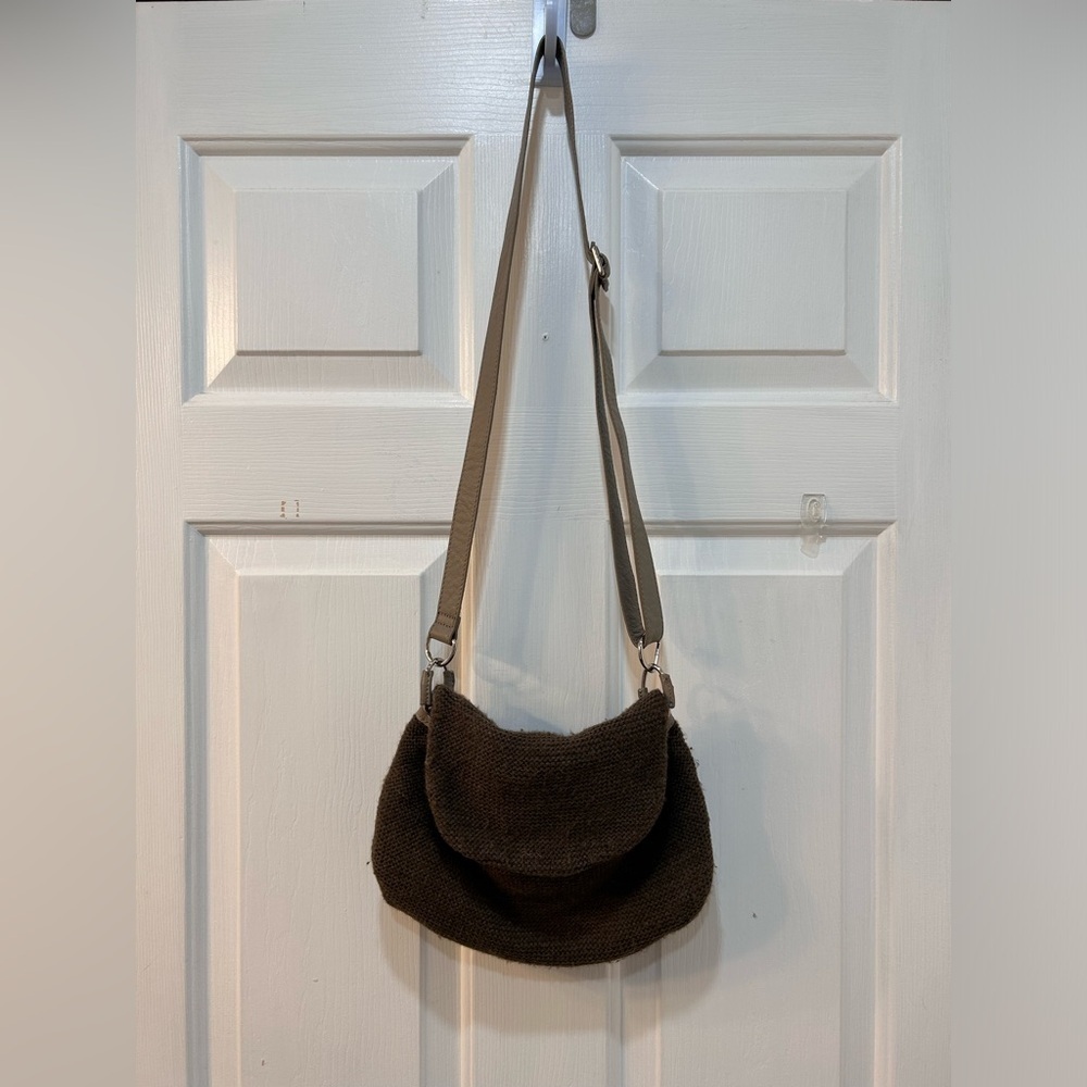 J. Jill Wool Infused Hobo Bag Adjustable Leatherโ Strap Magnetic Snap Close